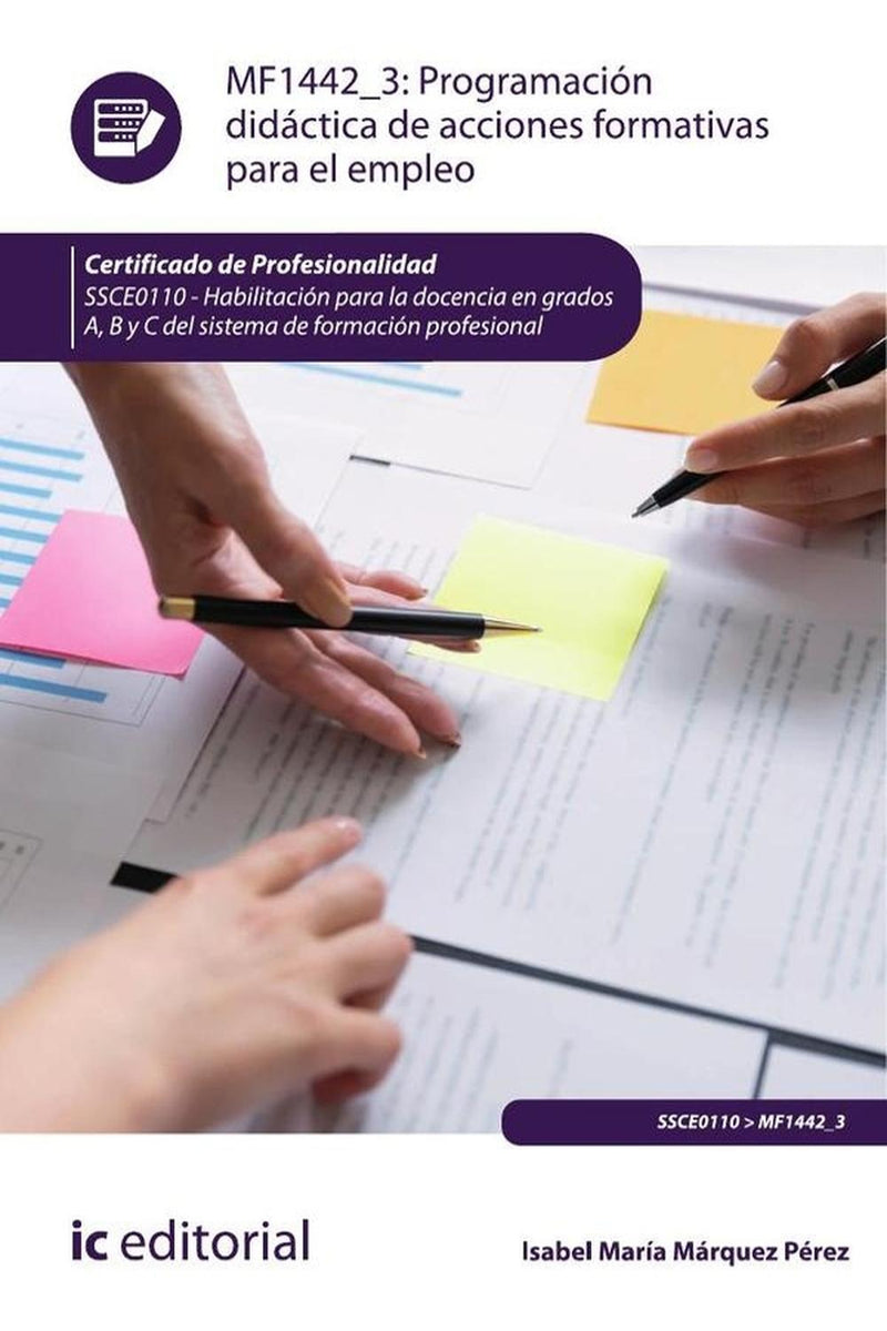 Programación didáctica de acciones formativas para el empleo. SSCE0110 ...