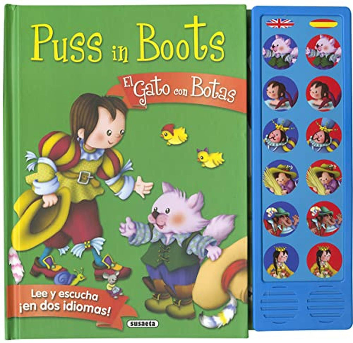 El gato con botas (Cuentacuentos bilingües) – Cadabra & Books
