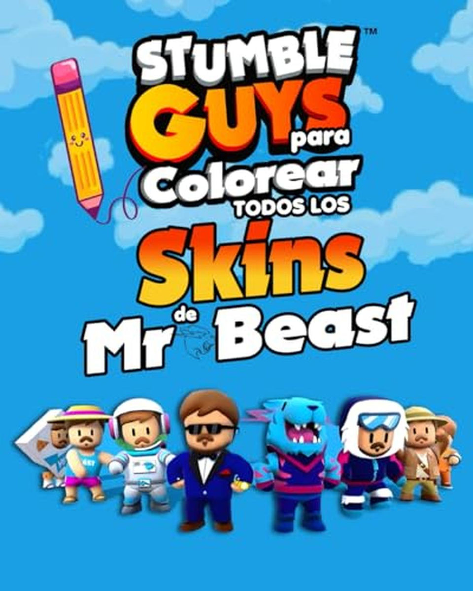 Mr Beast Stumble Guys Para Colorear (Spanish Edition) – Cadabra & Books