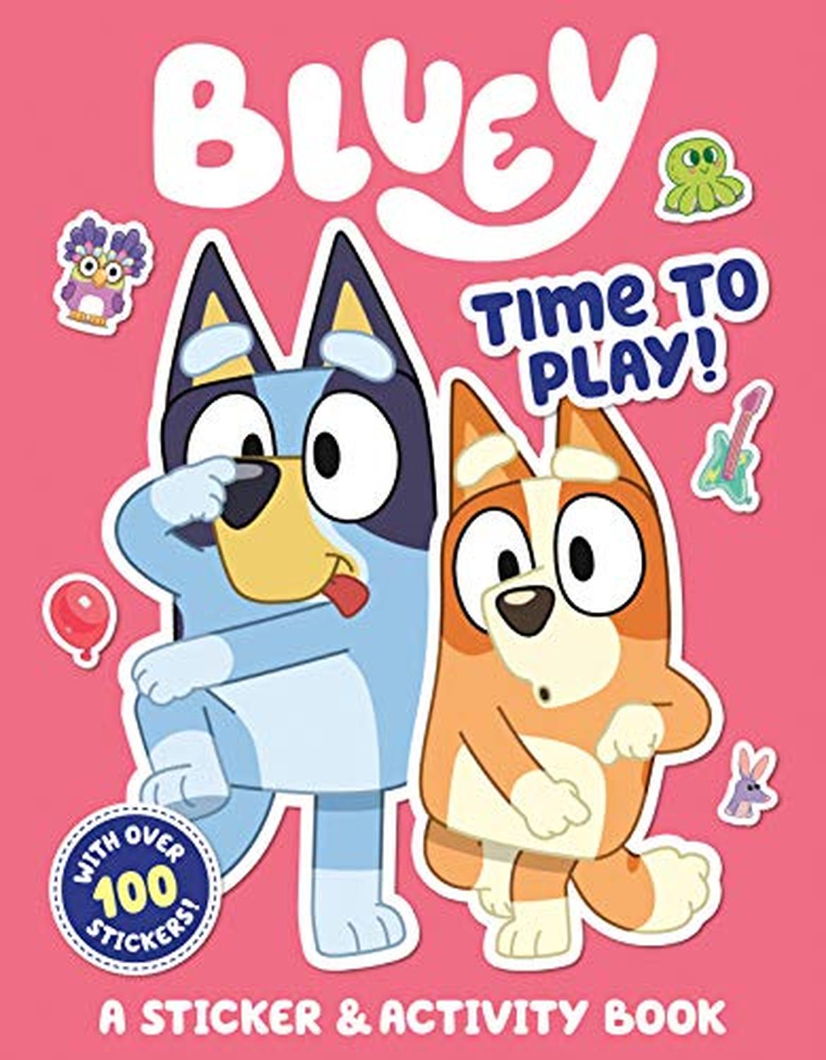 Bluey: Time to Play!: A Sticker & Activity Book (Libro en Inglés